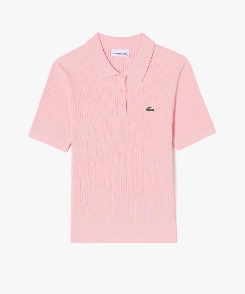 LACOSTE Women'S Rib Knit Sweater Polo Shirt Pf530E-56G Ady