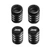 5PCS Metal Anti-Dust Car Tire Valve Stem Caps for Renegade Wrangler JK Grand Cherokee Compass Patriot Auto Wheel Air Cover