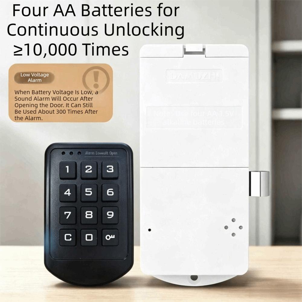 Battery Operated Digital Cabinet Lock Keyless Multi-function Cabinet Lock Home Security
