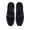 Salvatore Ferragamo Ferragamo Deconstructed Gancini Detailed Suede Loafers Blue