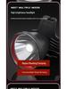 Multi-Function LED Headlamp with Hand Wave Activation for Caving, Patrol, Night Riding, and Fishing; Long Battery Life.