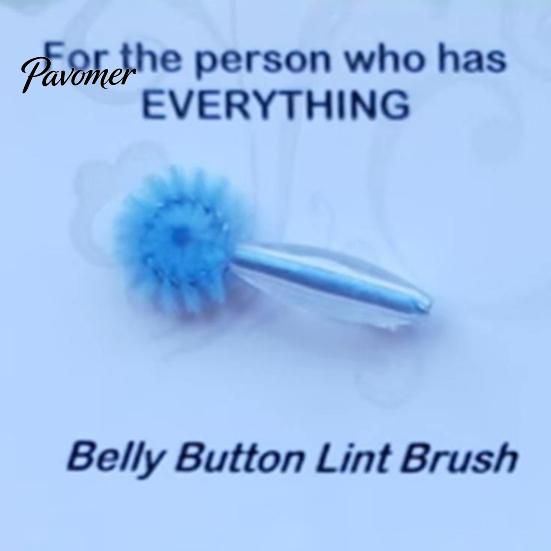 Navel Cleaning Tool Belly Button Brush, Soft Bristle Cleaner with Anti Slip Mini Grooming Beaded Handle, Portable Body Care for Travel, Cute
