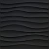12pcs 3D Wall Panels for Indoor Wall decoration,PVC Pattern for Living Room Hall Bedroom Hotel Office,black,30.48 Cm X 30.48 Cm