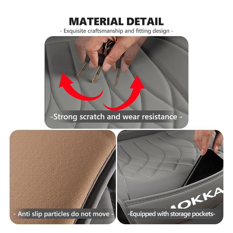 For Opel Car Logo Seat Breathable Cushion Headrest Cover Anti-slip Pad Meriva Mokka Grandland Vectra Zafira Vivaro Antara