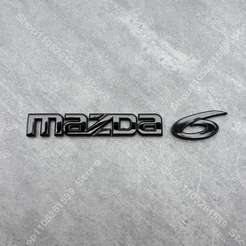 Car Logo 3D for Car For MAZDA 6 2014 2015 2016 Front Head Grill Hood Bonnet Emblem Rear Tail Bumper Trunk Boot Mark Badge