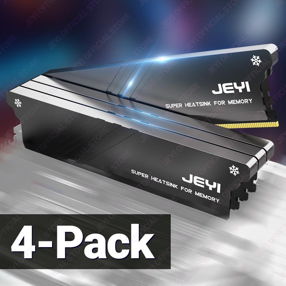 JEYI Memory RAM Heatsink With Thermal Pads, Desktop RAM Cooler DDR Radiation Dissipate for PC DIY DDR2 DDR3 DDR4 DDR5