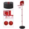 170CM Höhenverstellbarer Basketballständer Kinder Spiel Trainingsgeräte Set für Indoor Outdoor
