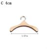 Mini Appendiabiti in Legno Appendiabiti Porta Sciarpe Vestiti per Bambole Giocattoli Morbidi Porta Sciarpe Organizzatore per Vestiti Appendiabiti per Bambole