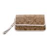 Coach Originals 17 Strapless Monogram Canvas Mahjong Handheld Tote Bag Small Women tote bag Brown Beige C2299-IMDJ8
