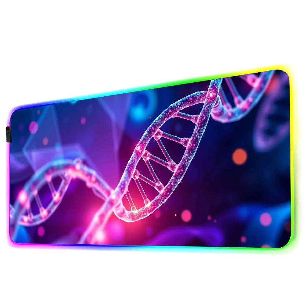 Gene Mouse Pad RGB Gaming Mousepad Big LED Pad PC Desk Mat Luminous Mouse Pad Large Keyboard Mats Table Rug With Backlit