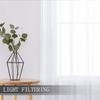 Solid Color Double String Terylene Curtain Sheer Semi-Blackout Thin Window Sheer
