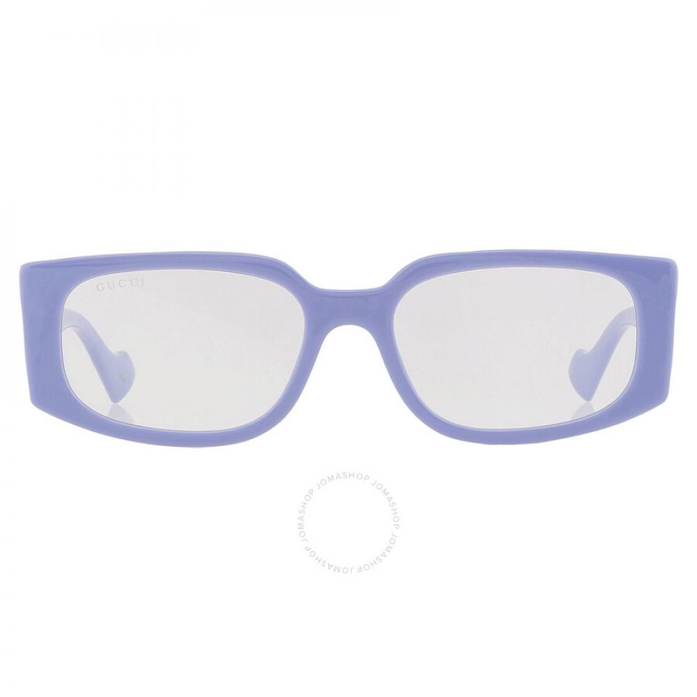 

Прозрачные прямоугольные женские солнцезащитные очки Gucci GG1534S 005 55