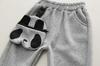 Spring Boys' English Panda Hoodie & Bag Two-Piece Set (0-5 Years) - New Autumn Arrival