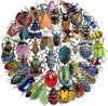 PET Transparent Insect Realistic Nature Decals for DIY Water Phone Laptops 50-Pack Stickers, Waterproof, Scrapbooks, Crafts, Albums, Journals,