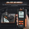 CMTOOL Differential Pressure Gauge 100kpa Orange Vacuum Gauge Backlight Display High Accuracy Alarm Digtal Pressure Measure Tool
