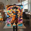 Dragon Ball character Print Flannel Blanket High quality Comfortable for All Seasons Home Decor Warmth and Comfort Perfect for Christmas Gifts