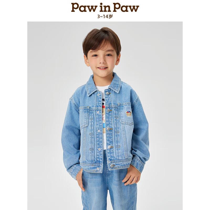PawinPaw Boys  Cartoon Bear Denim Jacket 120