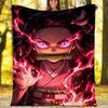 1pc nezouko3 Theme Blanket - Digital Print, Polyester, Cozy for All Seasons, Perfect for Outdoor, and Travel
