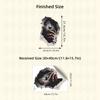 Horror Halloween Wall Stickers  for Bedroom Living Room Entrance Hall Home Decoration Wall Decal Removable Vinyl Decals