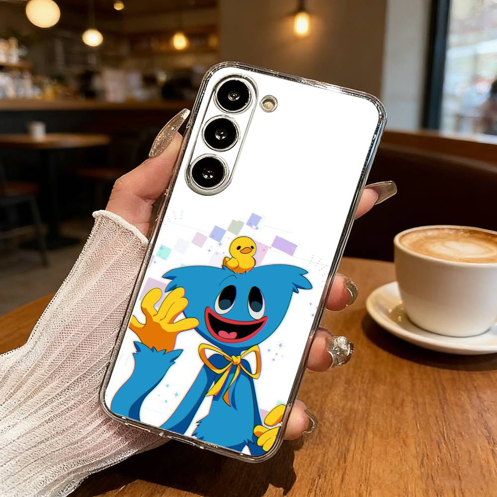 Game H-huggy W-Wuggy Phone Case For Samsung S25,S24,S21,S22,S23,S30,Ultra,S20,Plus,Fe,Lite Transparent Cover