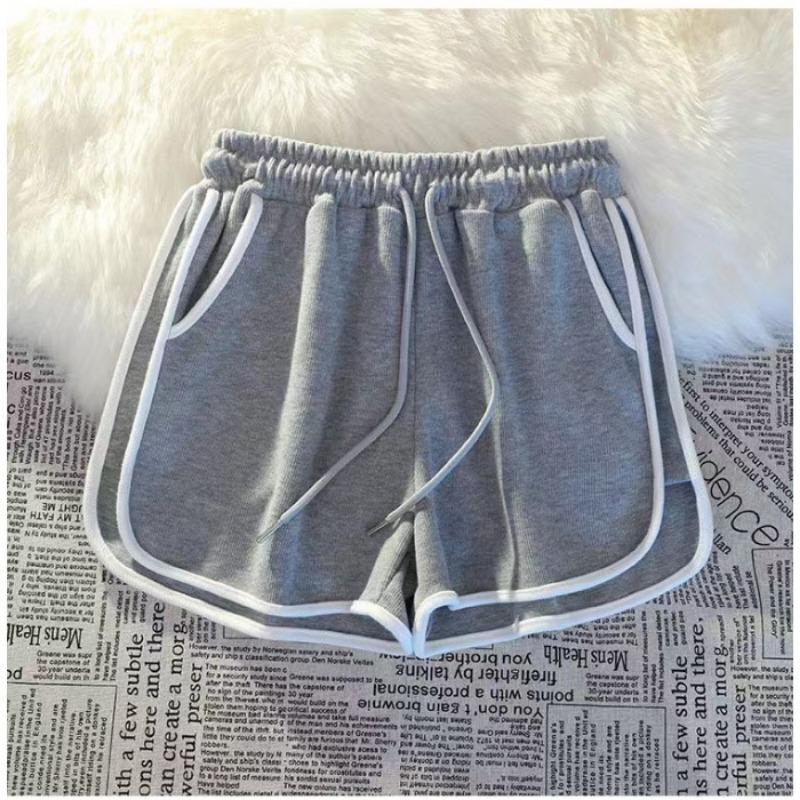Shorts de Sport Vêtements Filles Nouvel Été Taille Haute Ample Slim Décontracté Grande Taille
