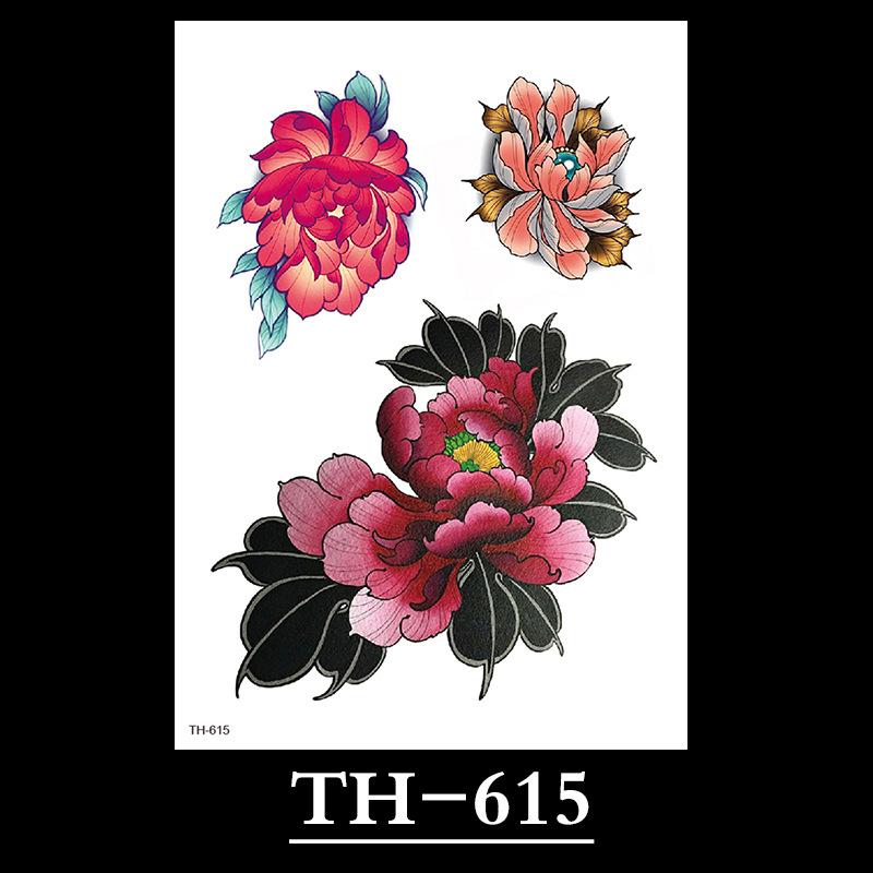 Flower Tattoo Sticker, Small Flower Tattoo Sticker, Tattoo Sticker Waterproof And Sweat-Proof Tattoo