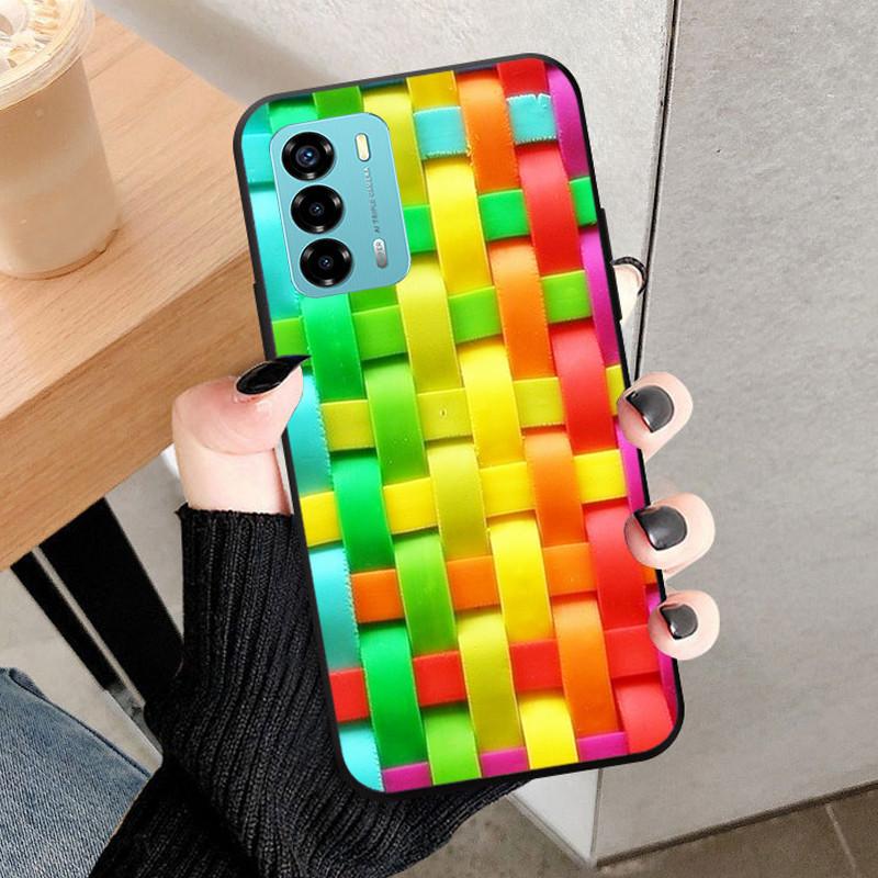 For ZTE Blade V40 Vita Case 8045 6.75" Animal Cartoon Soft Silicone Funda for ZTE Blade V40 Vita Phone Cover V40Vita Black Coque