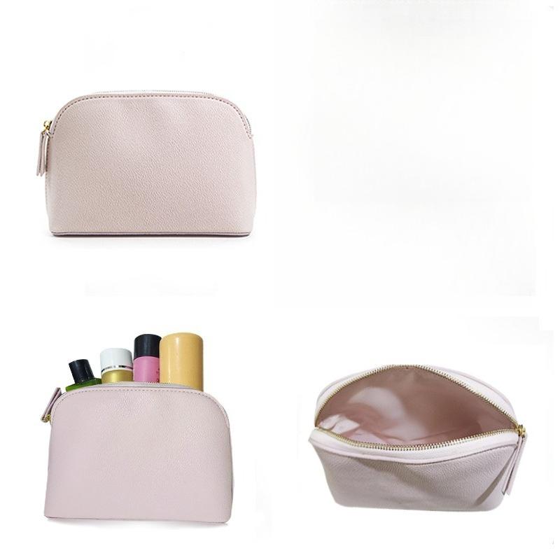 Cosmetic Bag High-end Textured Leather Shell Exquisite Dinner Portable Storage Cosmetic Bag
