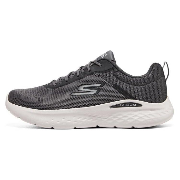 Skechers Go Run Lite Runner Comfortable Sports Soft Cushioning Training Commuting Mesh Breathable Machine Washable Low Top Running Shoes 220893-GRY 41