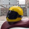Japanese Retro Space Helmet Small Helmet Body Cruise Helmet Men's and Women's Four-season Full Helmet Hard Hat Windproof and Sun Protection