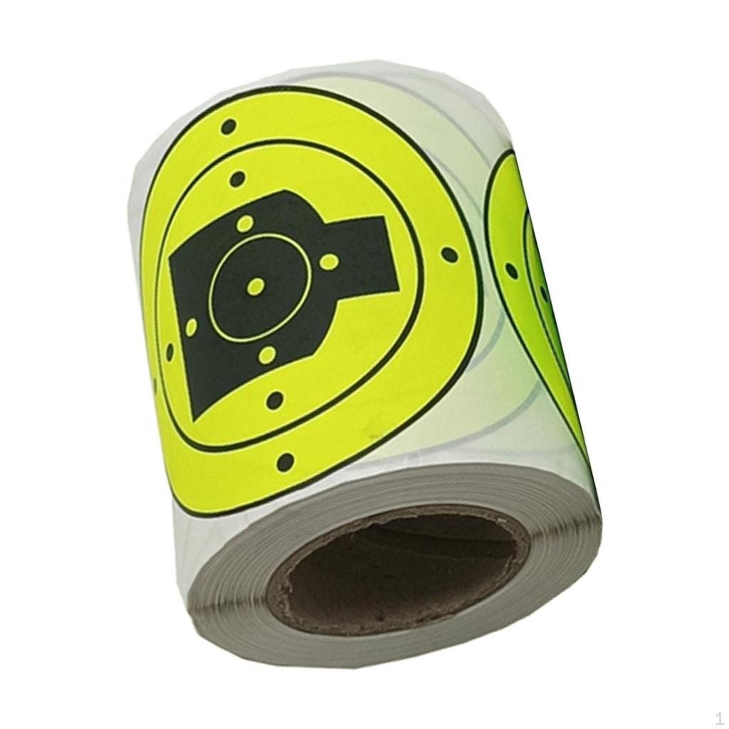 200PCS Round Shooting Targets Stickers, Hunting Accessories, High Visibility Paper