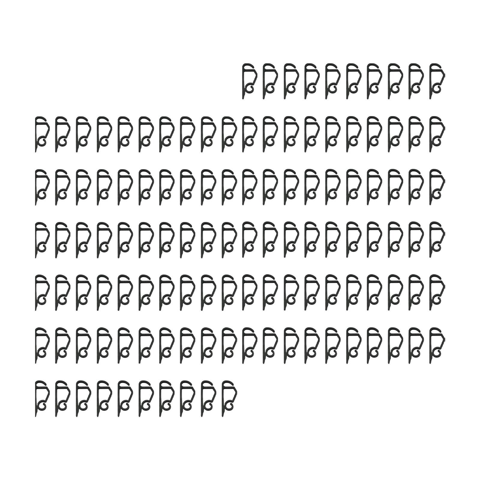 

120 шт. S-образный крючок для рождественской елки, крючок для рождественской лампы, елка, цветная лампа, соединительные аксессуары, зажимы для водостока, водонепроницаемые светильники, крючок для подвешивания чёрный