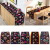 Horror Halloween Skull Table Runner Ethnic Mexico Flower Table Runner Day of The Dead Kitchen Dining Tablecloth Table