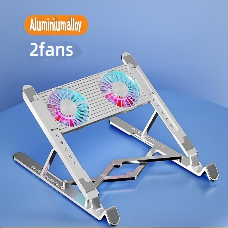 Base Stand Laptop Cooler Foldable Laptop Cooling Pad Portable Adjustable suporte para notebook for 11 Inch with 2/4 Fans