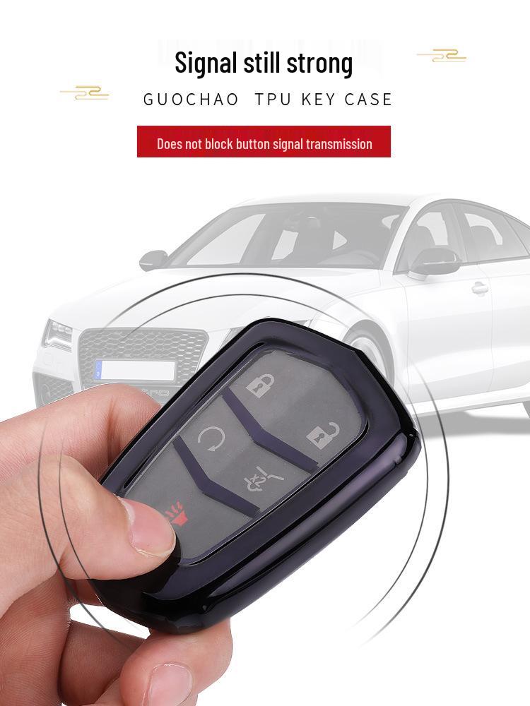 Cadillac Key Cover for XT5, XT4, XTS, CT5, CT4, CT6, ATS - National Tide Car Shell.