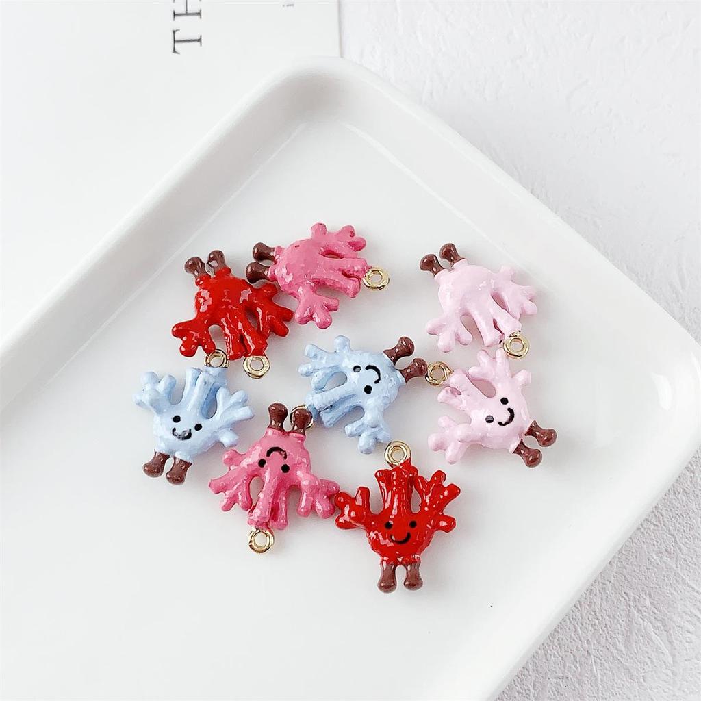 Colorful Cartoon Elf Alloy Pendant for DIY Jewelry