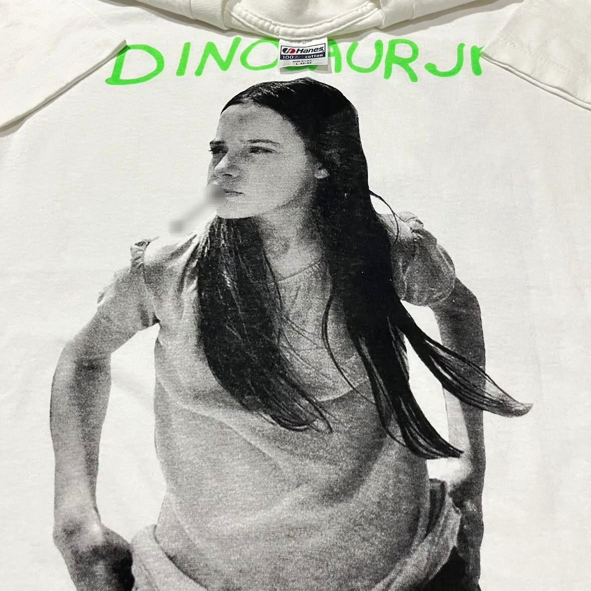 Винтажная футболка 1991 года Dinosaur JR Green Mind Tour Размер L 90-е Однострочная футболка РЕПРИНТ M