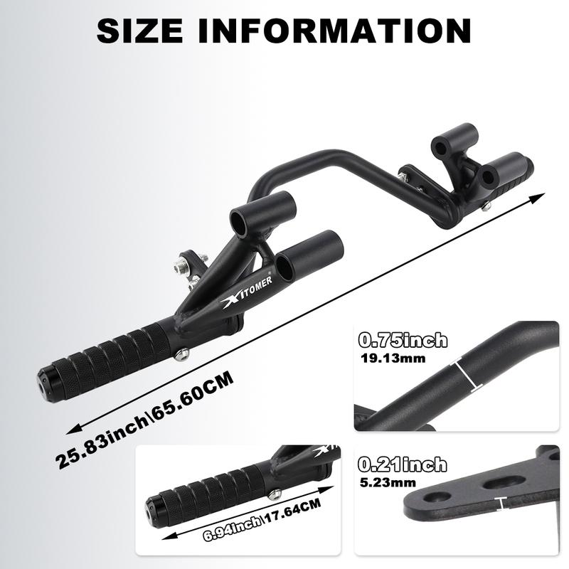 For YAMAHA FZ-09 2014-2017 MT-09 XSR900 Motorcycle Rear Footrests Subcage Passenger Peg Guard Peg Support Stunt Protection