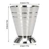 3 Scales Bar Measuring Cup 304 Stainless Steel Kitchen Measuring Cup Cocktail Jigger  Bartender