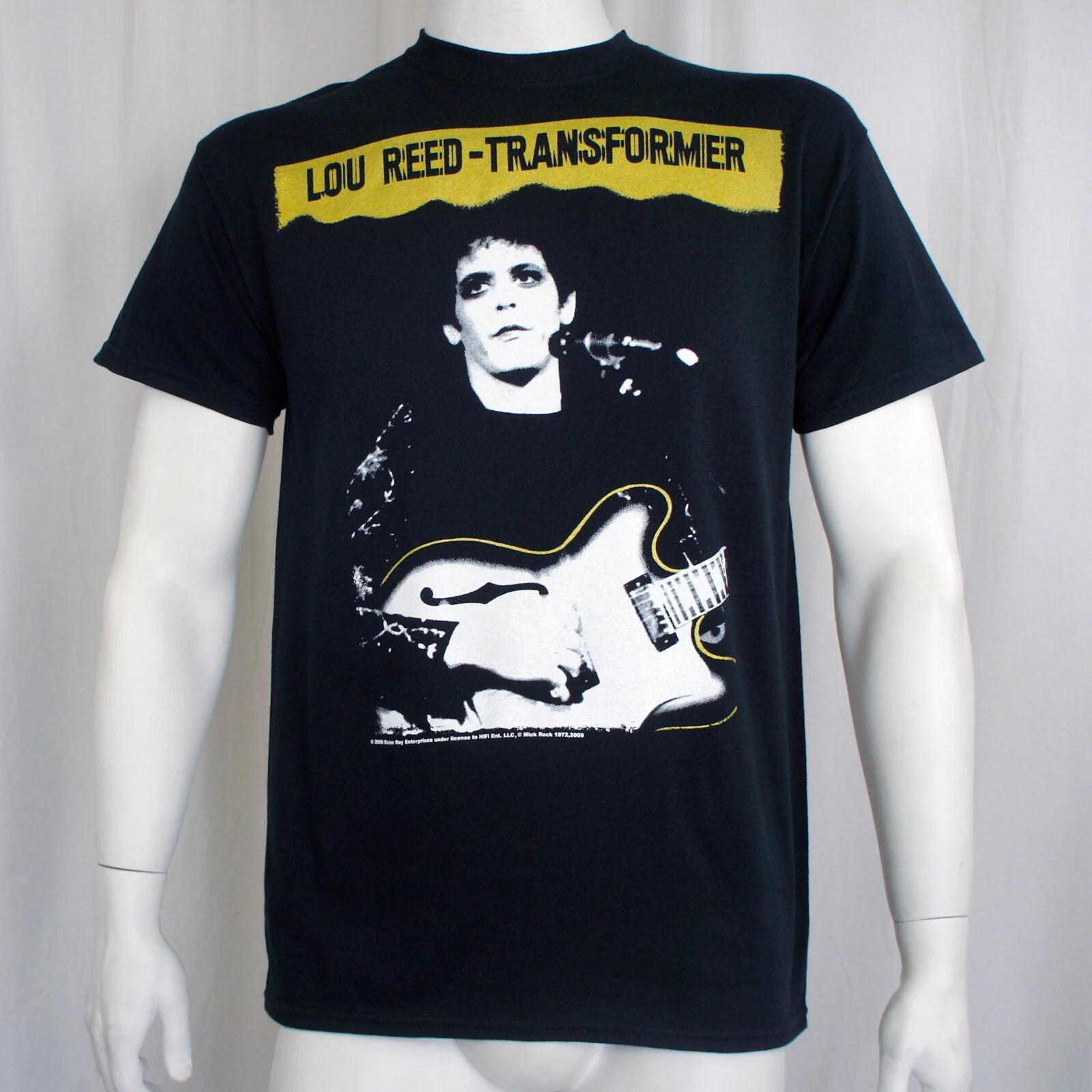 Authentic LOU REED Transformer Album Cover Photo T-Shirt S M L XL NEW 2XL