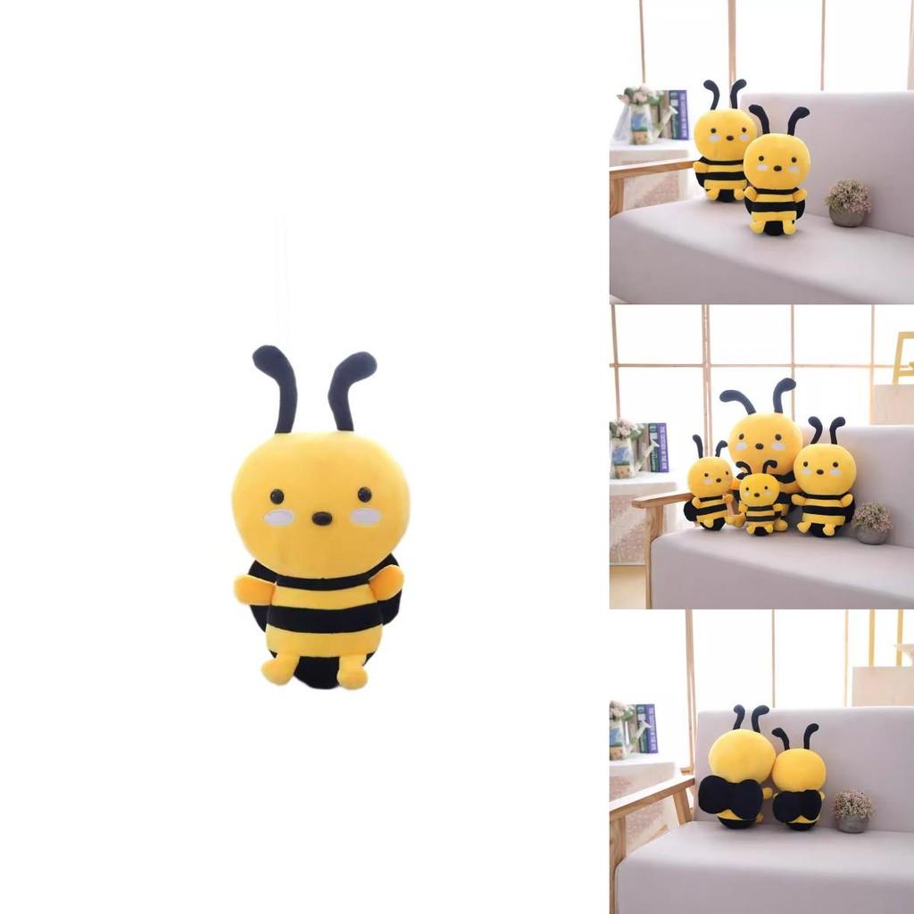 Plush Bee Stuffed Toy Insect Stuffed Doll Childrens Birthday Gift Cushion Cozy