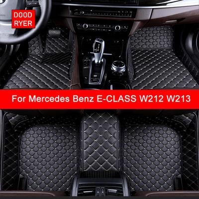 Custom Car Floor Mats For Mercedes Benz E-CLASS W212 W213 2023 Years Auto Accessories Foot Carpet