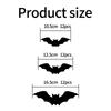 LED Glow Wall Stickers Lighted Wall Stickers Halloween 3D Bat Wall Stickers for Wall Window Indoor and Outdoor Decor