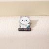 Cartoon Cat Doctor Alloy Brooch Personality Cute Animal Doctor Metal Badge Badge Nurse Accessories