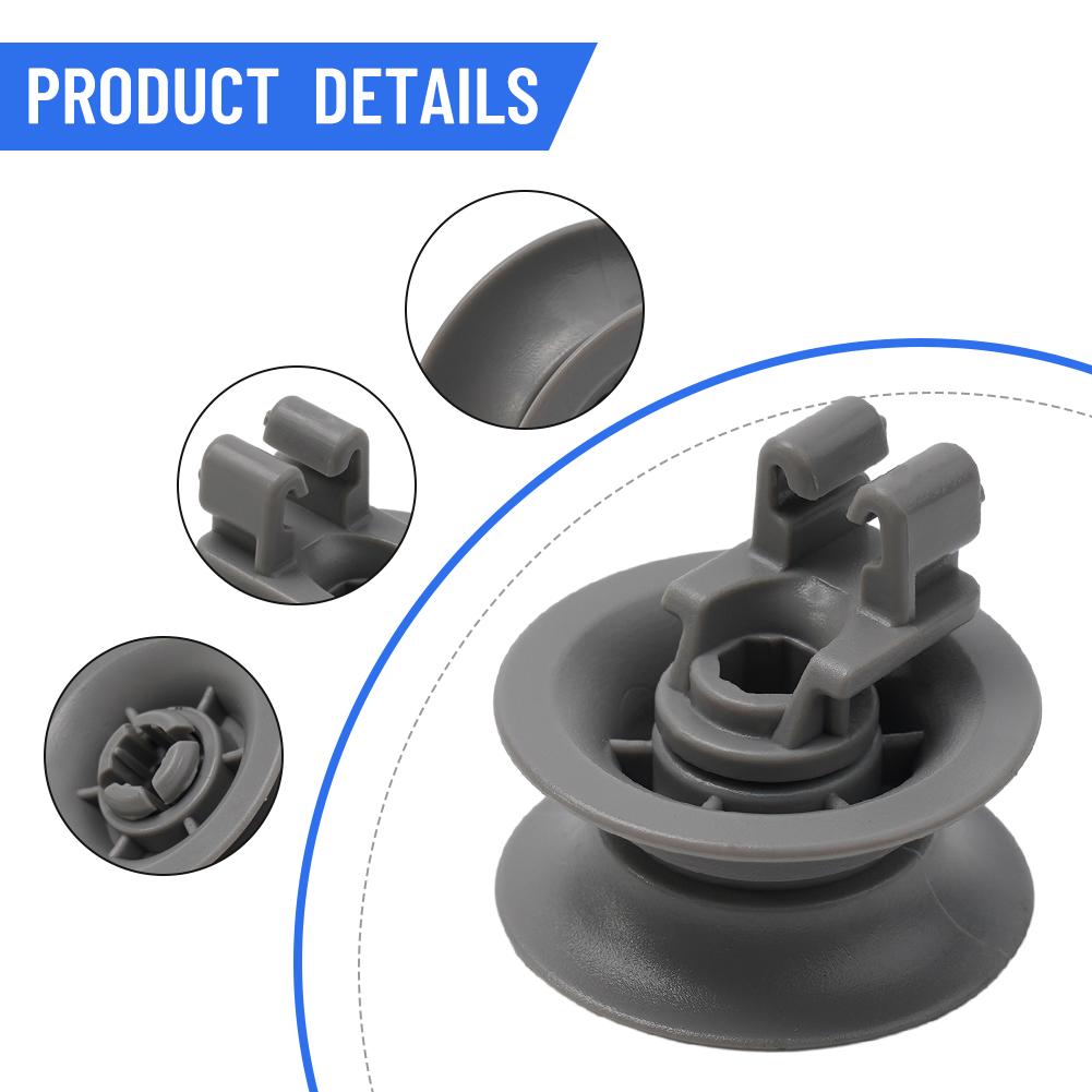 4X Basket-Roll-Parts For Dishwasher Top Basket-Universal For Bosch For Siemens