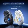 A9 Exploration Edition Bluetooth Wireless Mouse Mute Rechargeable Dual Mode Office Game Glow