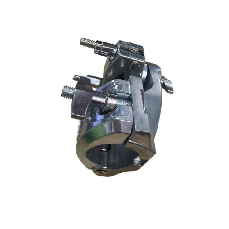 Zinc Alloy Drum Frame Mounting Clamp Replacement High Strength Metal Drum Accessory Clamp For Stability And Durability