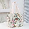 WTEMPO Large Capacity Insulated Handbags Hand-carried Lunch Bag for Work Oil-proof Lunch Box Bag Mommy Zipper Bags