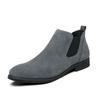 Chelsea boots boots british high-top leather shoes flip mid-top short boots suede mens sneakers