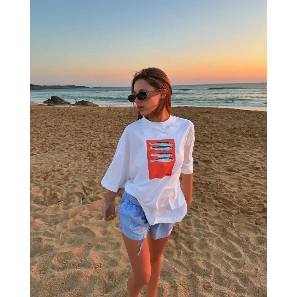 

Оверсайз футболка хип-хоп женская футболка одежда футболка с принтом иероглифов короткий рукав свободная уличная одежда Харадзюку топы Y2k футболки 6XL